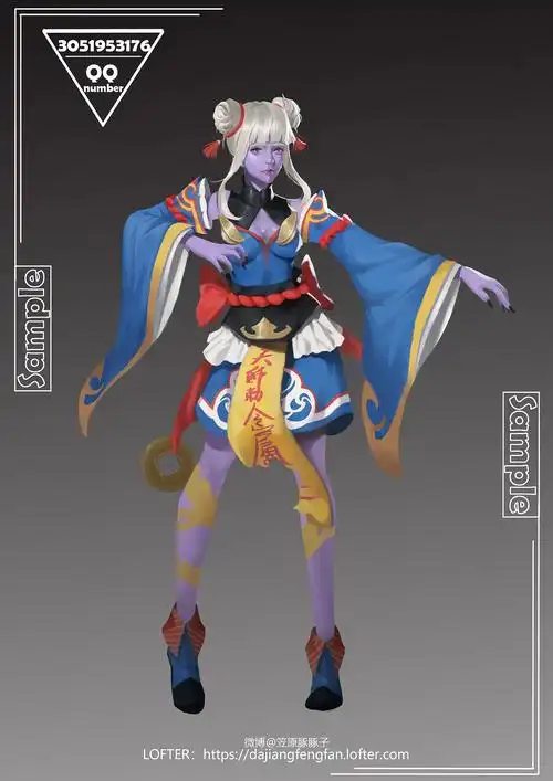 角色立绘|插画|游戏原画|笠原豚豚子 - 原创作品 - 站酷 (zcool)