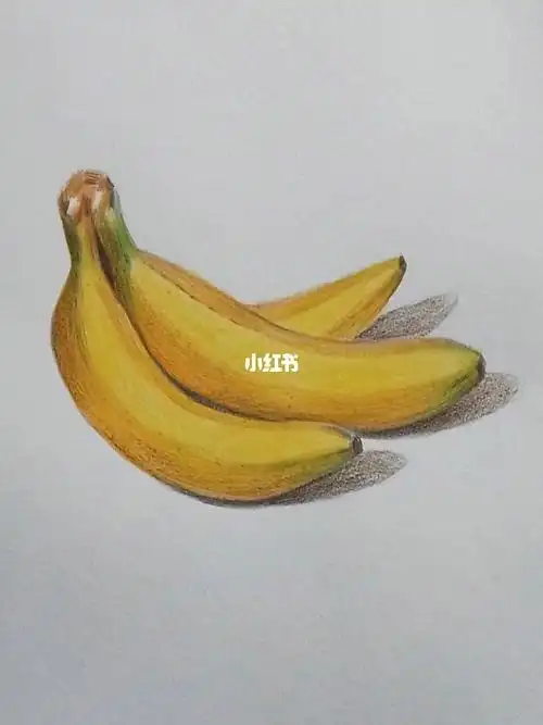 简单易学的彩铅香蕉画法彩铅入门