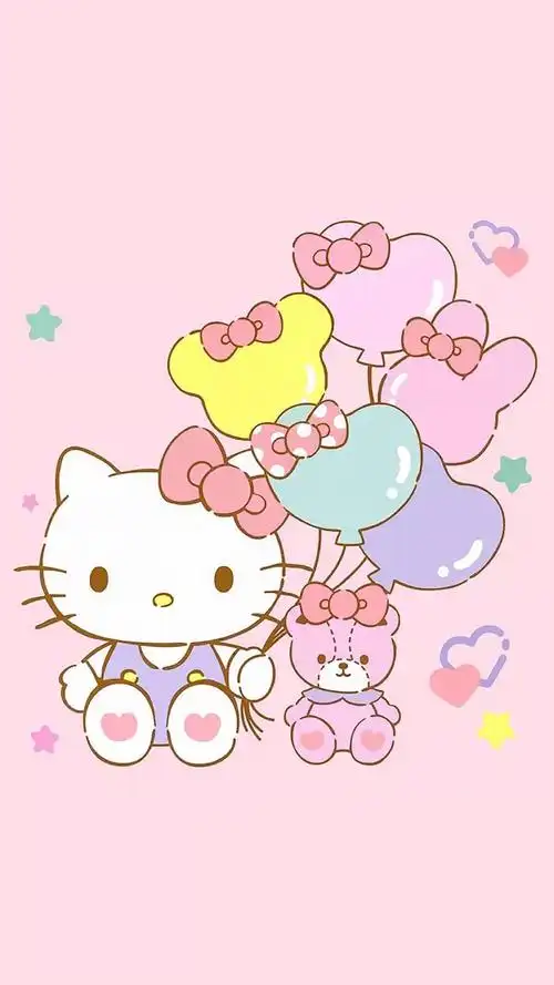 hello kitty#卡通动漫#凯蒂猫#手机壁纸"εз