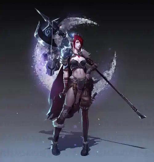 原创维京野蛮人/武士设定立绘|插画|游戏原画|某msk - 原创作品 - 站