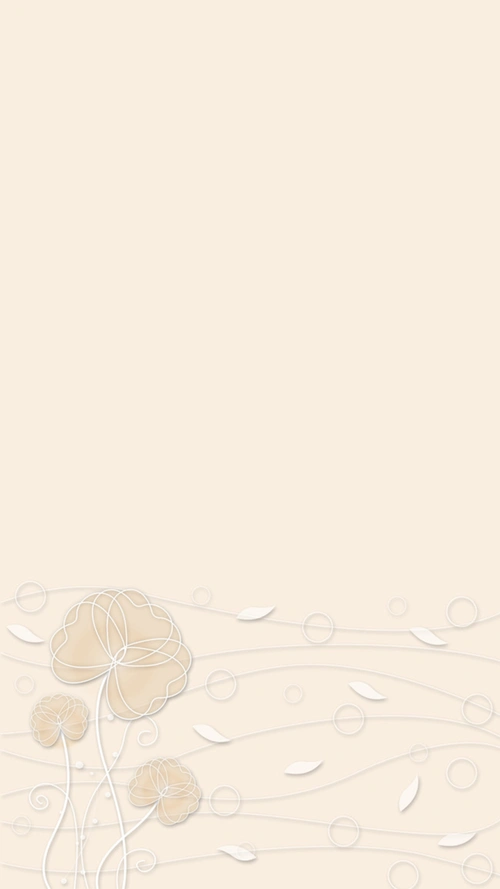 粉色花朵素雅文艺简约h5