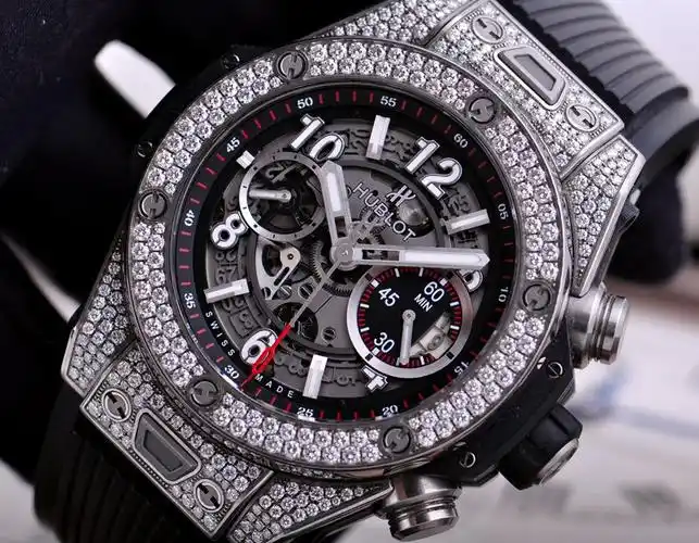满天星镶钻 宇舶 hublot 钛合金411.nx.1170.rx.